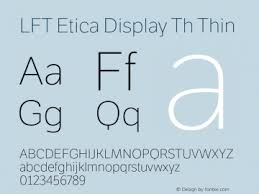LFT Etica Display Th